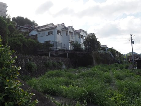 ところどころに空地が広がる