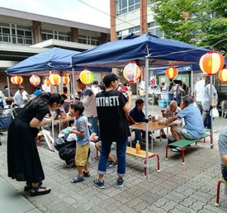 昨年夏に行われた地域のお祭り