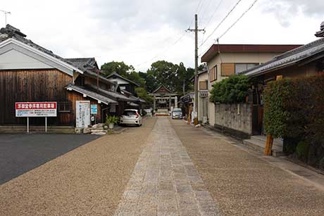 堅田地区のまちなみ