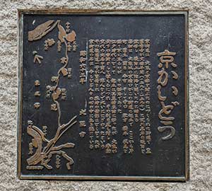 京街道の石碑
