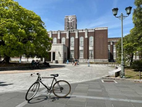 お気に入りのコース 京都大学時計台と相棒