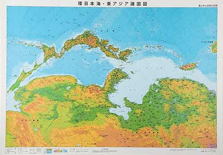 環日本海・東アジア諸国図