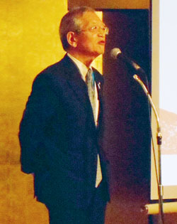 交流会での国立京都国際会館・木下館長のご挨拶